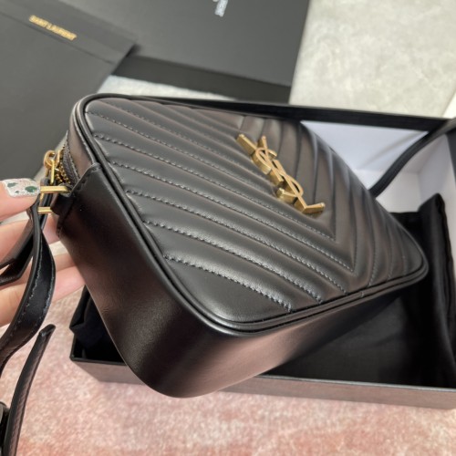 Saint Laurent Monogram Matelasse Lou Camera Bag