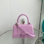 Balenciaga 2021 XS Hourglass Top Handle Bag