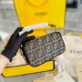 Fendi 2022 Mini Zucca Baguette Bag