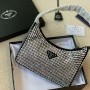 Prada Crystal Satin Re-Edition 2000 Mini Bag