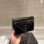 Prada 2023 Spazzolato Shoulder Bag