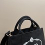 Prada Small Canapa Logo Tote