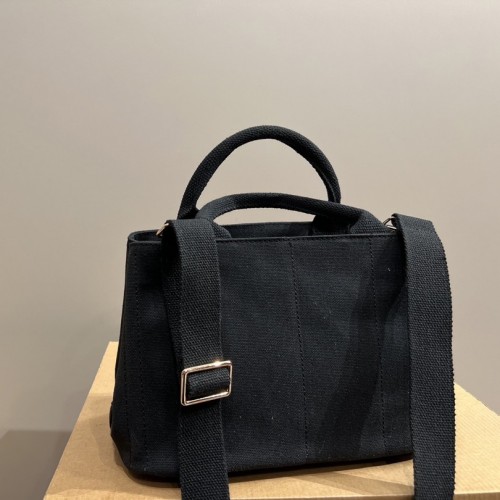 Prada Small Canapa Logo Tote