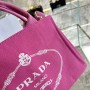 Prada Small Canapa Logo Tote