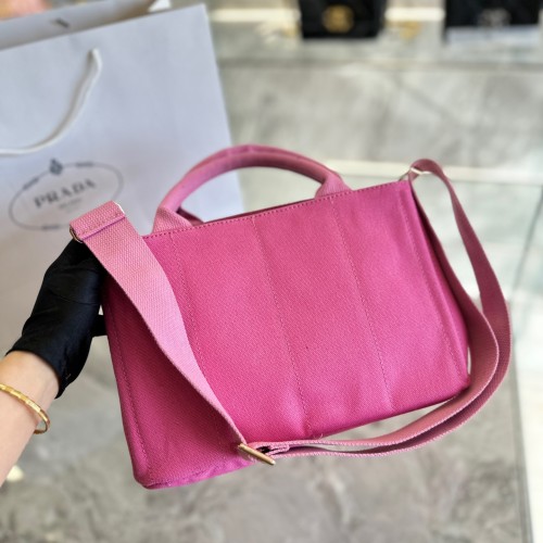 Prada Small Canapa Logo Tote