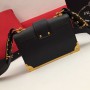 Prada Saffiano-Trimmed City Calf Cahier Bag