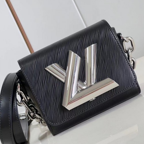 LV M22296 Twist Lock XL Boutique cowhide shoulder bag