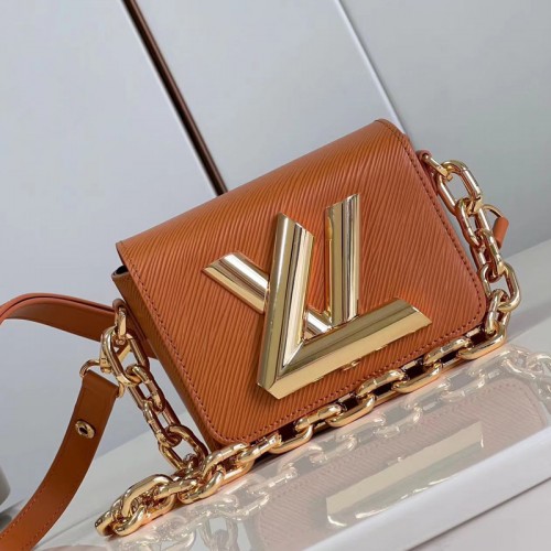 LV M22297 Twist Lock XL Boutique cowhide shoulder bag