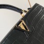 LV CAPUCINES MM N92967 High-end Crocodile Leather Handbag – Shoulder Bag & Crossbody Bag