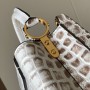 LV CAPUCINES MINI N98156 High-end crocodile leather handbag shoulder bag