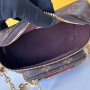 LV Ladies Coated Canvas Waist Bag Messenger Bag