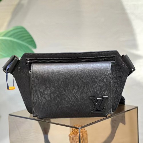 LV M57081 Takeoff Sling Men’s Calfskin Chest Messenger Bag