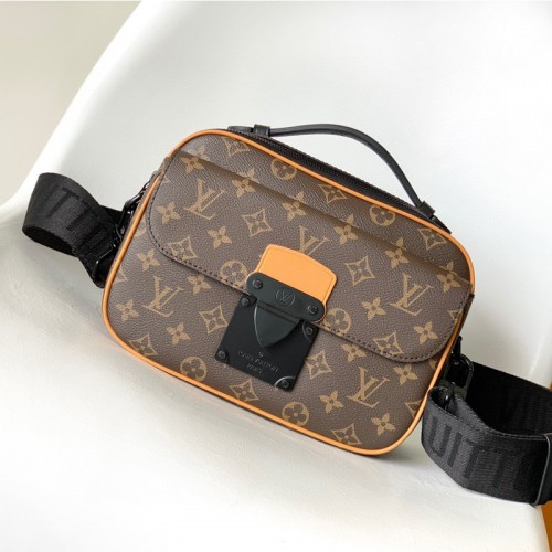 LV S Lock Messenger canvas messenger bag