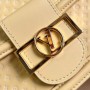 LV Top-Grain Leather Shoulder Crossbody Tote Bag M22597