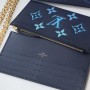 LV M82349 Félicie Pochette calfskin clutch shoulder bag