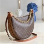 LV Trendy Crescent Shape Louis VuittonLoop Hobo Bag Showcases Personal Charm