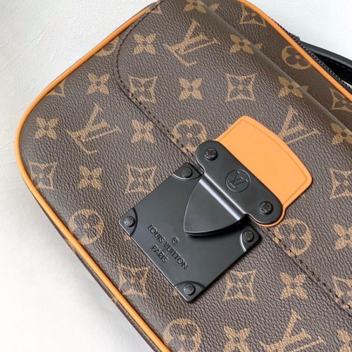 LV S Lock Messenger canvas messenger bag