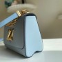 LV Twist MMSky Blue Leather Handbag Shoulder Messenger Bag