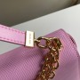 M59405 LV Twist PM Cherry Blossom Pink Leather Shoulder Bag Handbag