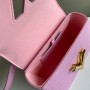 M59405 LV Twist PM Cherry Blossom Pink Leather Shoulder Bag Handbag