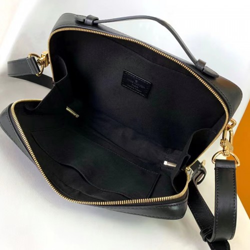 M44965 Handle Soft Trunk Top-quality cowhide shoulder crossbody bag