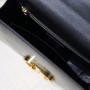 Dior 30 Montaigne Calfskin Bag Black