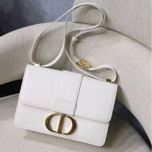 Dior 30 Montaigne Box Bag Latte Box Calfskin