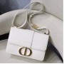 Dior 30 Montaigne Box Bag Latte Box Calfskin