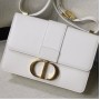 Dior 30 Montaigne Box Bag Latte Box Calfskin