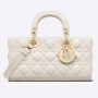 Dior Women CD Lady D-Joy Bag Latte Cannage Lambskin