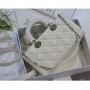 Dior Women CD Lady D-Joy Bag Latte Cannage Lambskin