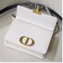 Dior 30 Montaigne Box Bag Latte Box Calfskin