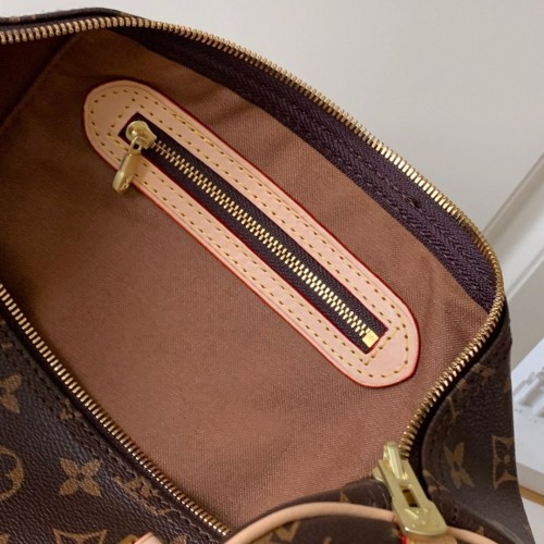 Louis Vuitton Monogram Canvas Speedy 35 with Shoulder Strap M40392