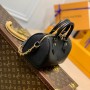 Louis Vuitton Monogram Empreinte Speedy Bandouliere 20 M58953-black