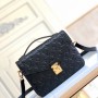 Louis Vuitton Monogram Empreinte Pochette Metis Black M41487