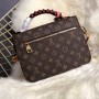 Louis Vuitton Monogram Canvas Pochette Metis with braided handle M43984