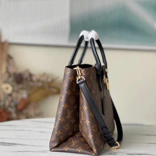 Louis Vuitton Monogram Canvas Flower Tote Noir M43550