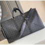 Louis Vuitton Damier Graphite Keepall 55 Bandouliere N41413