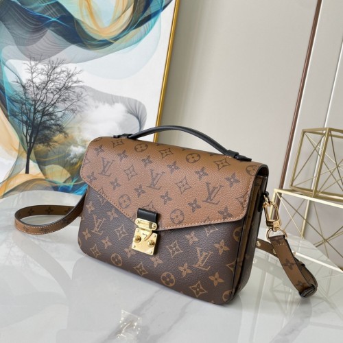 Louis Vuitton Monogram Reverse Metis Pochette M41465