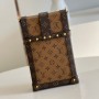 Louis Vuitton Monogram Reverse Canvas Vertical Trunk Pochette M67873