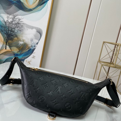 Louis Vuitton Monogram Empreinte Bumbag M44812-navy-blue