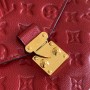 Louis Vuitton Monogram Empreinte Pochette Metis Red