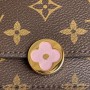 Louis Vuitton Monogram Canvas Flore Chain Wallet Rose Ballerine M67405