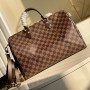 Louis Vuitton Damier Ebene Speedy 35cm with shoulder strap bandouliere N41366