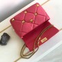 Valentino Garavani Leather Medium Roman Stud Handle Bag