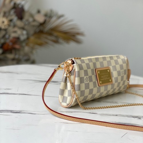 Louis Vuitton Damier Azur Canvas Eva Clutch N55214