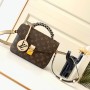 Louis Vuitton Monogram Canvas Pochette Metis with braided handle M45152