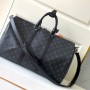 Louis Vuitton Monogram Eclipse Canvas Keepall 45 Bandouliere M40569