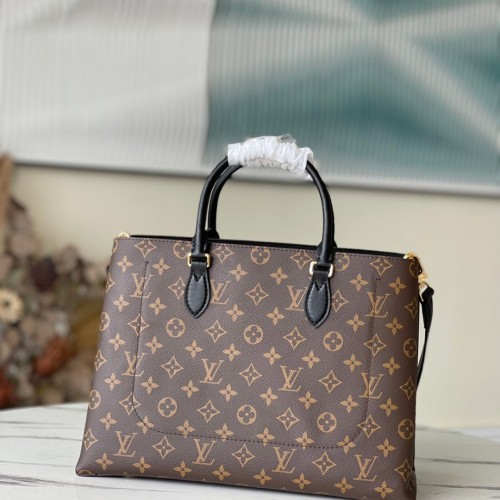 Louis Vuitton Monogram Canvas Flower Tote Noir M43550