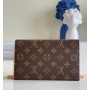 Louis Vuitton Monogram Canvas Flore Chain Wallet Fuchsia M67404